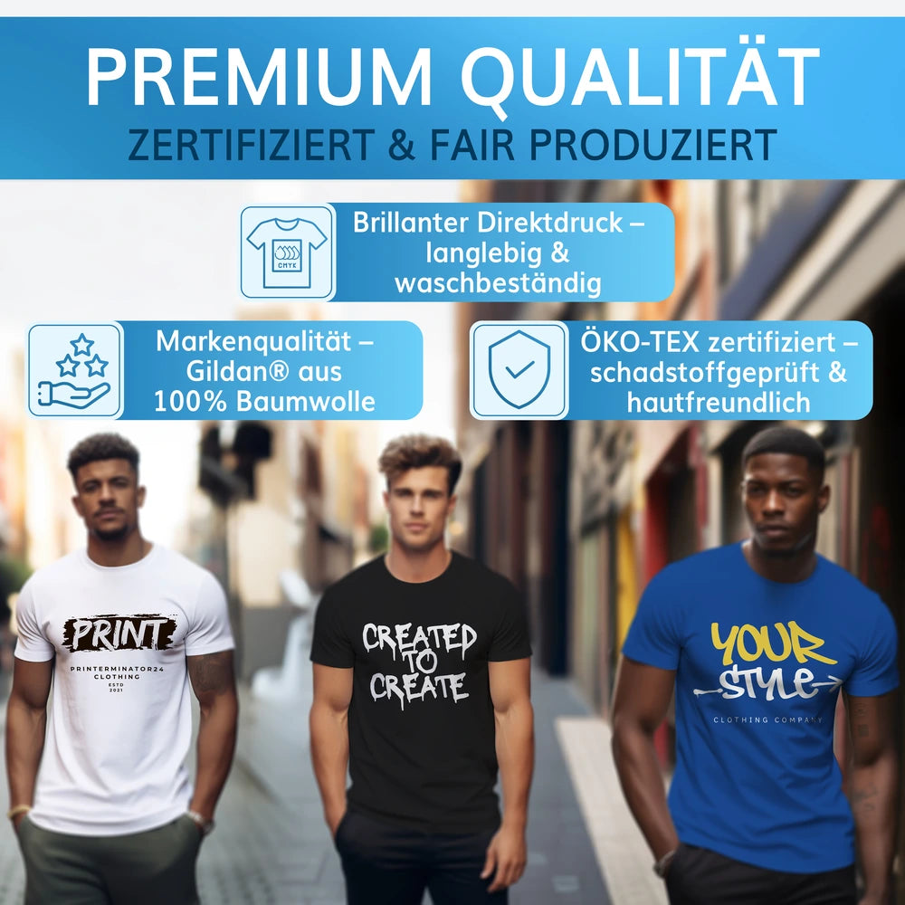 T-Shirt inkl. Druck | Herren/Unisex