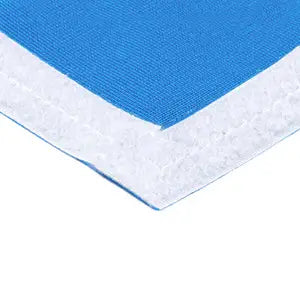 Vereinsflagge mit angenähtem Flauschband zur Klettbefestigung